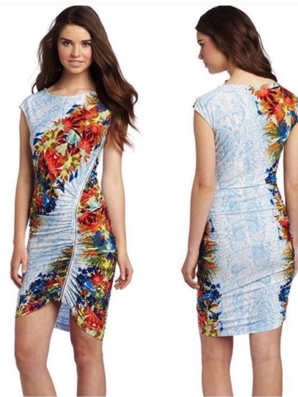 BCBGMaxAzria Dell Floral Dress  Size M